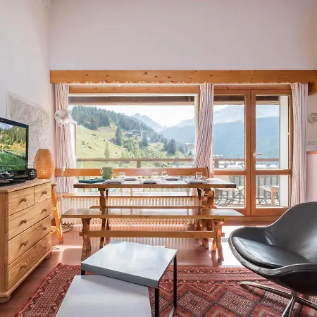 Cosy Avec Mezzanine, Terrasse Ensoleillee, Acces Direct Pistes, Coeur Moriond - Fr-1-563-31 * Courchevel