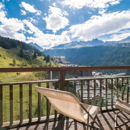 Cosy Avec Mezzanine, Terrasse Ensoleillee, Acces Direct Pistes, Coeur Moriond - Fr-1-563-31 Courchevel